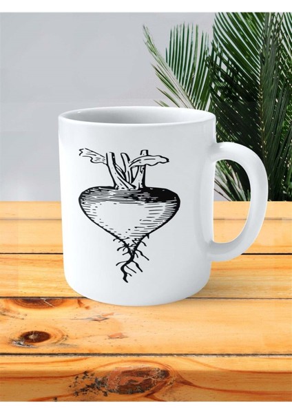 Turp Baskılı Kupa Bardak Kişiye Özel Model 4