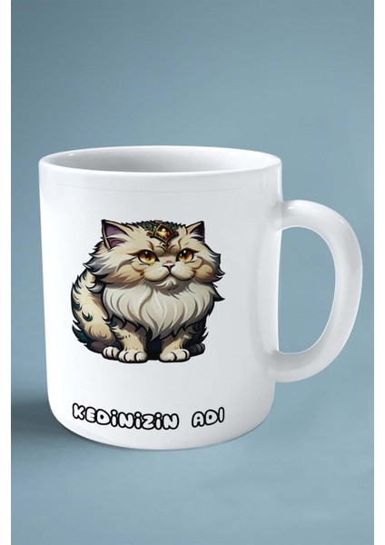 Iran Kedisi Kedi Isimli Kişiye Özel Baskılı Kupa Bardak Model 7 fiyatları