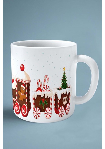 2024 Yılbaşı Noel Isimli Baskılı Kupa Bardak Tren Vagon fiyatları