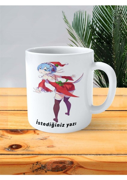 Re:zero Kara Hajimeru Isekai Seikatsu Beyaz Baskılı Kupa Bardak Kişiye Özel Model 2 fiyatları