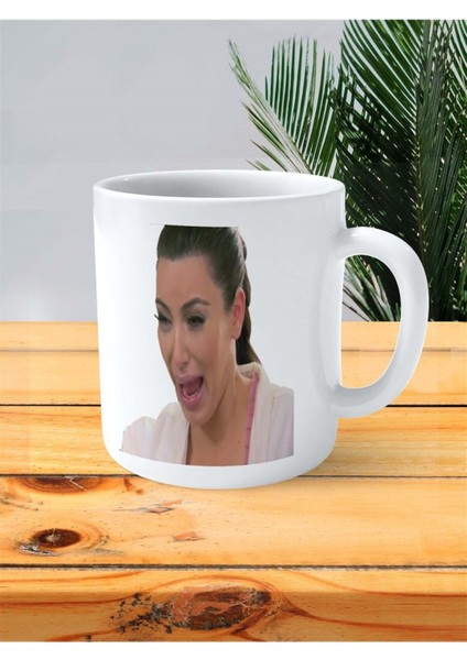 Kim Kardashian Baskılı Kupa Bardak Kişiye Özel Model 6