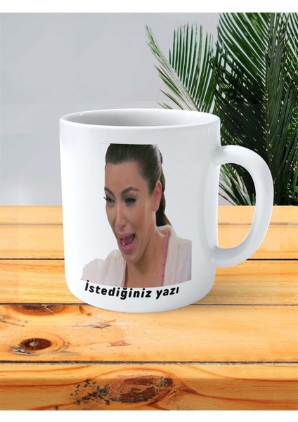 Kim Kardashian Baskılı Kupa Bardak Kişiye Özel Model 6 fiyatları
