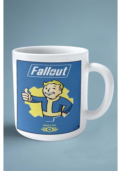 Fallout Oyun Baskılı Kupa Bardak Çift Taraflı Kişiye Özel Model 5