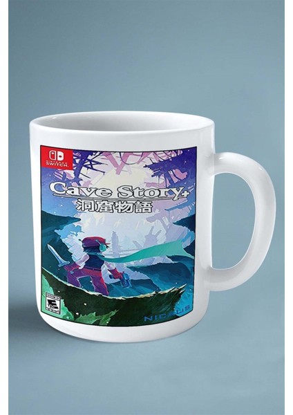 Cavestory Baskılı Kupa Bardak Çift Taraflı Baskı Kişiye Özel Model 2