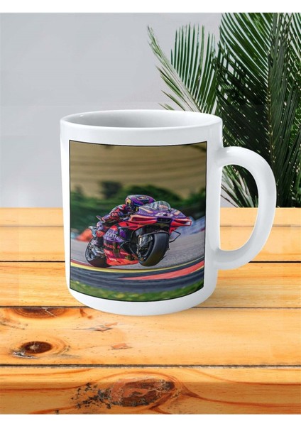 Motor Yarışı Baskılı Kupa Bardak Kişiye Özel Desen 2