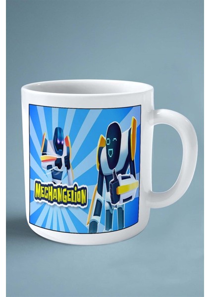 Mechangelion – Robot Fighting Mobil Oyun Baskılı Kupa Bardak Çift Taraflı Baskı Kişiye Özel Model 1
