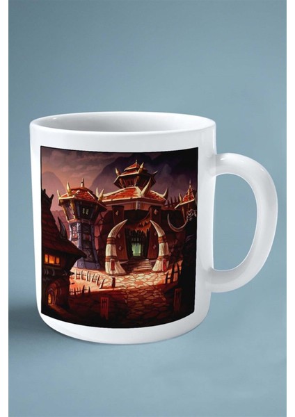 Warcraft Oyun Baskılı Kupa Bardak Çift Taraflı Baskı Kişiye Özel Model 5