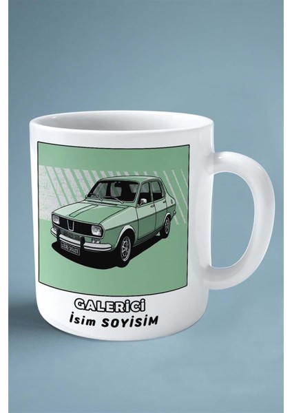 Galerici Galeri Meslek Baskılı Kupa Bardak Çift Taraflı Baskı Kişiye Özel Model 4