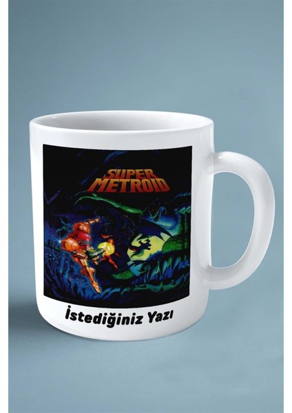 Metroid Oyun Baskılı Kupa Bardak Çift Taraflı Baskı Kişiye Özel Model 1 fiyatları