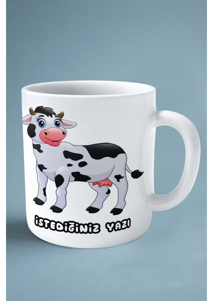 Inek Baskılı Kupa Bardak Çift Taraflı Kişiye Özel Model 10 fiyatları