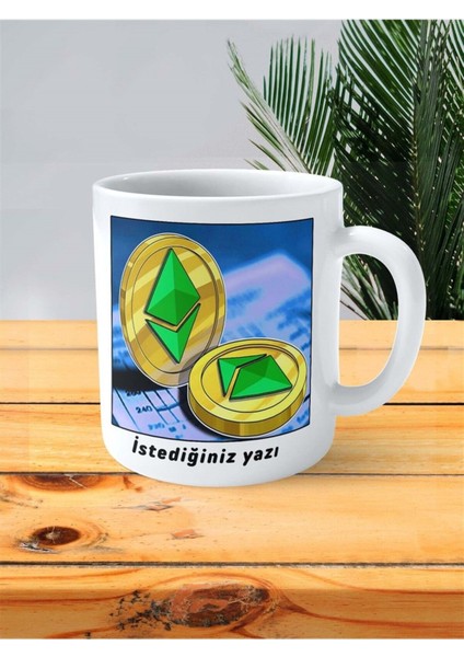 Eth Classic Baskılı Kupa Bardak Kişiye Özel Desen 3 fiyatları