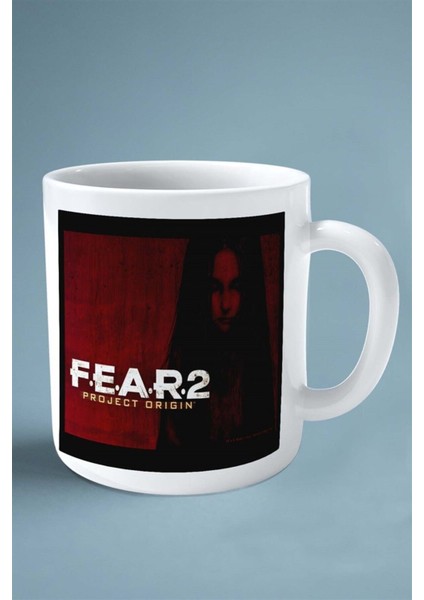 Fear Oyun Baskılı Kupa Bardak Çift Taraflı Baskı Kişiye Özel Model 2