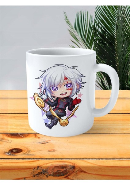 D.gray-Man Beyaz Baskılı Kupa Bardak Kişiye Özel Model 3