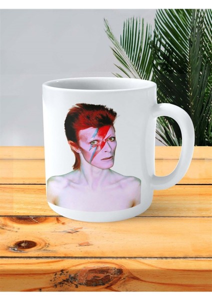 David Bowie Baskılı Kupa Bardak Kişiye Özel Model 1