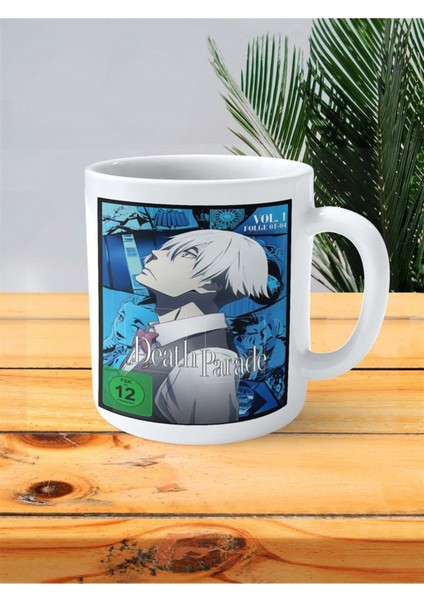 Death Parade Baskılı Kupa Bardak Kişiye Özel Model 1