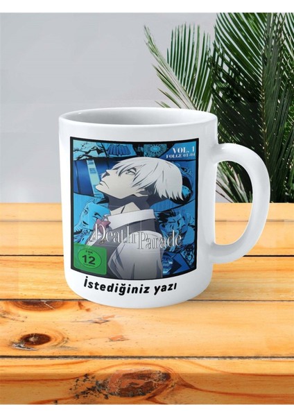 Death Parade Baskılı Kupa Bardak Kişiye Özel Model 1 fiyatları
