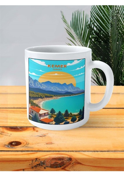 Kemer Baskılı Kupa Bardak Kişiye Özel Desen