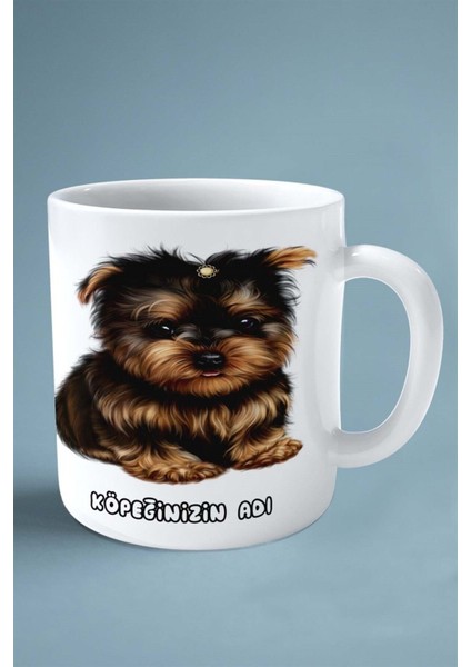 York Shire Terrier Köpek Isimli Kişiye Özel Baskılı Kupa Bardak Toka fiyatları