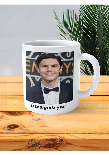 Evan Peters Baskılı Kupa Bardak Kişiye Özel Desen 2 fiyatları