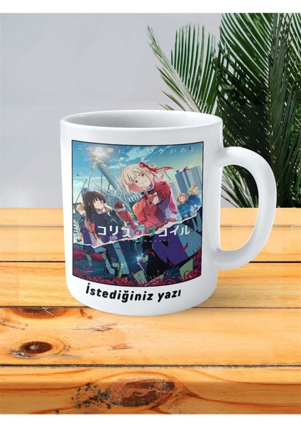 Lycoris Recoil Baskılı Kupa Bardak Kişiye Özel Model 4 fiyatları