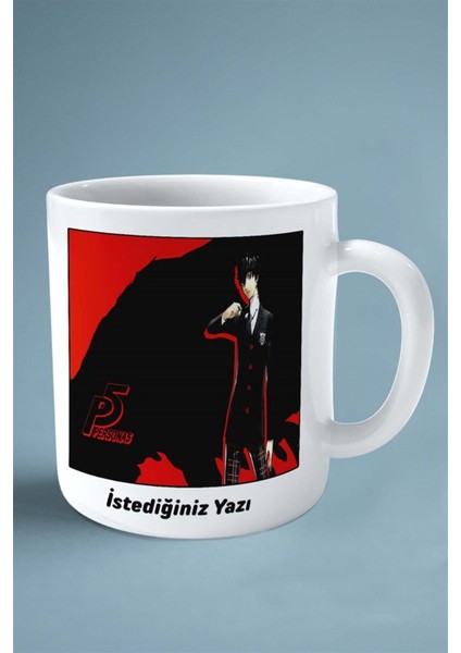 Persona 5 Oyun Baskılı Kupa Bardak Çift Taraflı Baskı Kişiye Özel Model 5 fiyatları