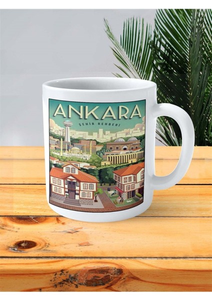 Ankara Baskılı Kupa Bardak Kişiye Özel Desen 2
