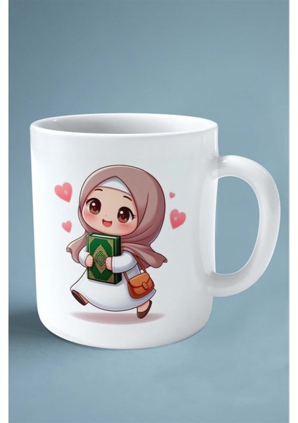 Müslüman Islam Baskılı Kupa Bardak Çift Taraflı Baskı Kişiye Özel Model 1