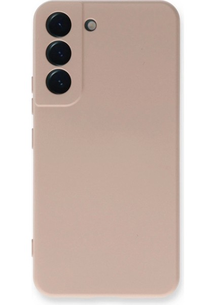 Samsung Galaxy S23 Plus Kılıf Nano Içi Kadife Silikon - Pudra modelleri