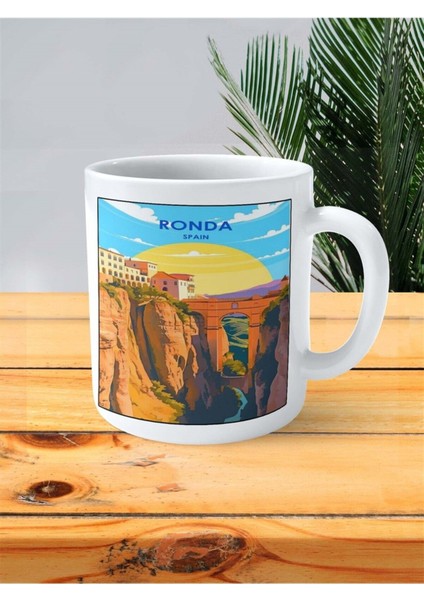 Ronda Baskılı Kupa Bardak Kişiye Özel Desen 2