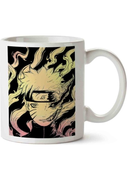 Naruto And Kurama Iki Tarafı Baskılı Kupa Bardak