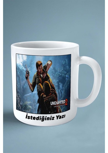 Uncharted 2: Among Thieves Oyun Baskılı Kupa Bardak Çift Taraflı Kişiye Özel Model 4 fiyatları
