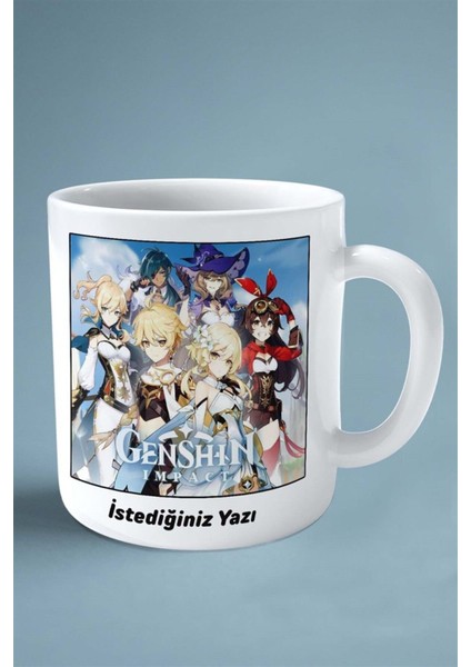 Genshin Impact Mobil Oyun Baskılı Kupa Bardak Çift Taraflı Baskı Kişiye Özel Model 6 fiyatları