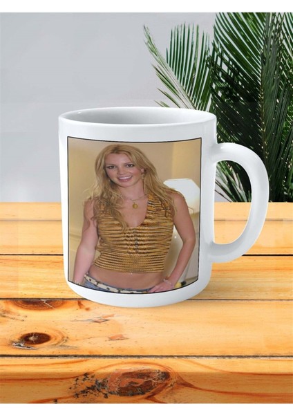 Britney Spears Baskılı Kupa Bardak Kişiye Özel Desen 2