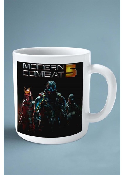 Moden Combat Mobil Oyun Baskılı Kupa Bardak Çift Taraflı Baskı Kişiye Özel Model 3