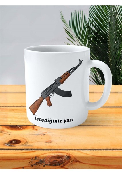 Ak-47 Kalaşnikof Baskılı Kupa Bardak Kişiye Özel Model 2 fiyatları