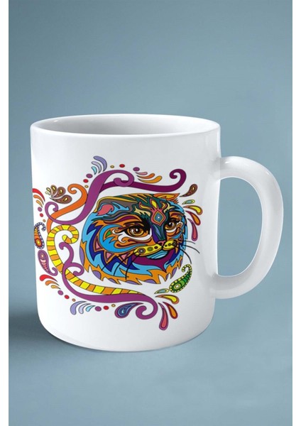 Scottish Foldi Kedi Isimli Kişiye Özel Baskılı Kupa Bardak Model 10