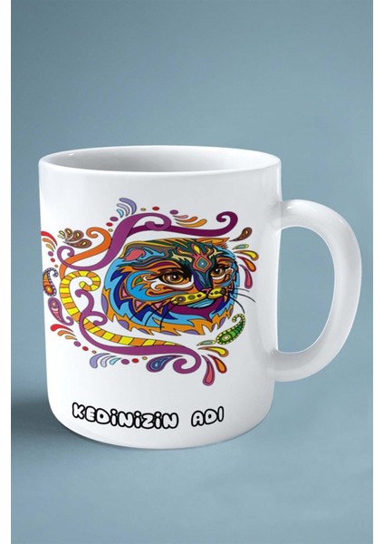 Scottish Foldi Kedi Isimli Kişiye Özel Baskılı Kupa Bardak Model 10 fiyatları