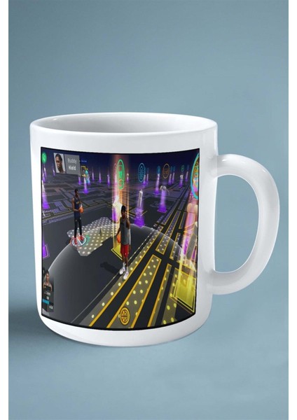 Nba Allworld Mobil Oyun Baskılı Kupa Bardak Çift Taraflı Baskı Kişiye Özel Model 2