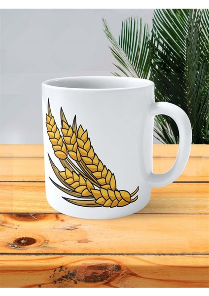 Buğday Baskılı Kupa Bardak Kişiye Özel Model 1