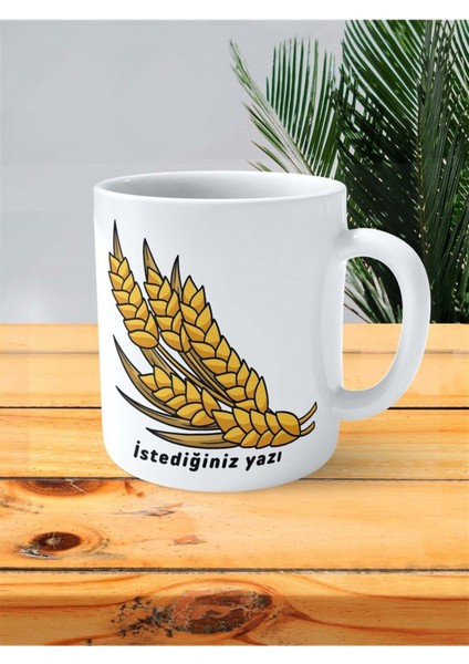 Buğday Baskılı Kupa Bardak Kişiye Özel Model 1 fiyatları