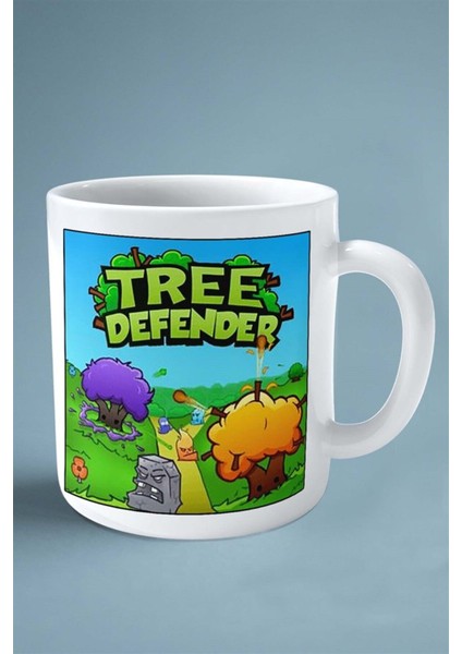 Evil Defender Oyun Baskılı Kupa Bardak Çift Taraflı Baskı Kişiye Özel Model 2