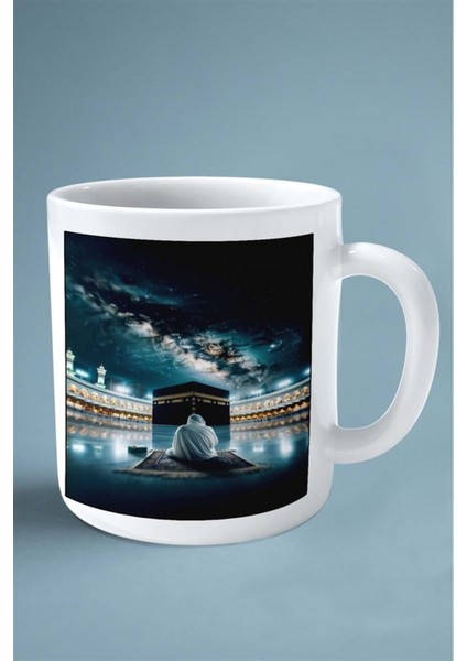 Islamiyet Islam Baskılı Kupa Bardak Çift Taraflı Baskı Kişiye Özel Model 13