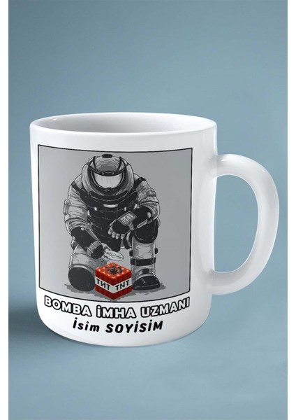 Baskılı Kupa Bardak Çift Taraflı Baskı Kişiye Özel Model 2