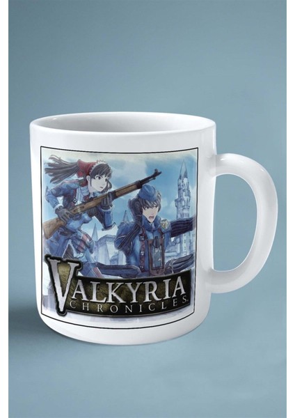 Valkyria Oyun Baskılı Kupa Bardak Çift Taraflı Baskı Kişiye Özel Model 1