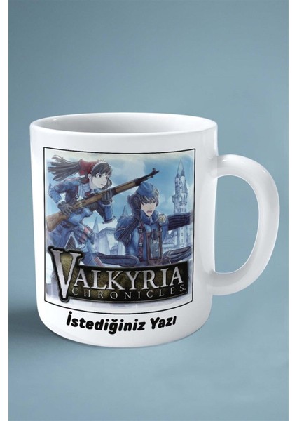 Valkyria Oyun Baskılı Kupa Bardak Çift Taraflı Baskı Kişiye Özel Model 1 fiyatları