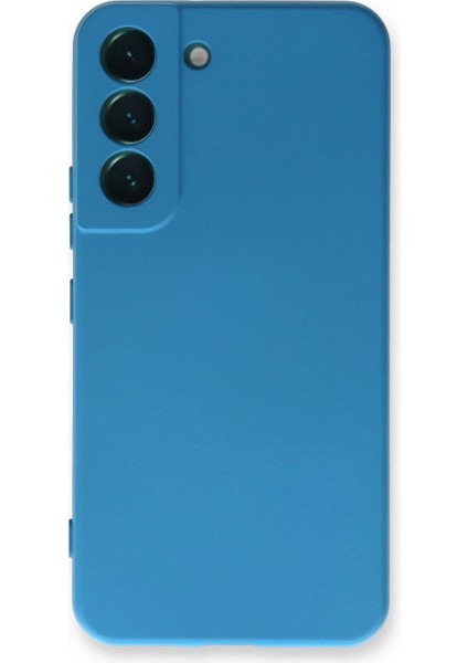 Samsung Galaxy S23 Plus Kılıf Nano Içi Kadife Silikon - Mavi modelleri