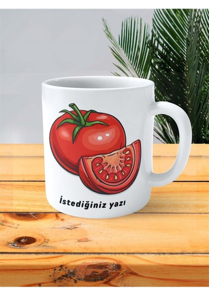 Domates Baskılı Kupa Bardak Kişiye Özel Model 1 fiyatları