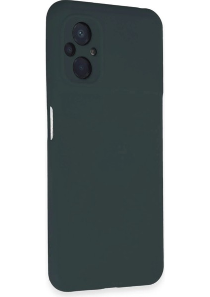 Xiaomi Poco M5 Kılıf Nano Içi Kadife Silikon - Koyu Yeşil fiyatları