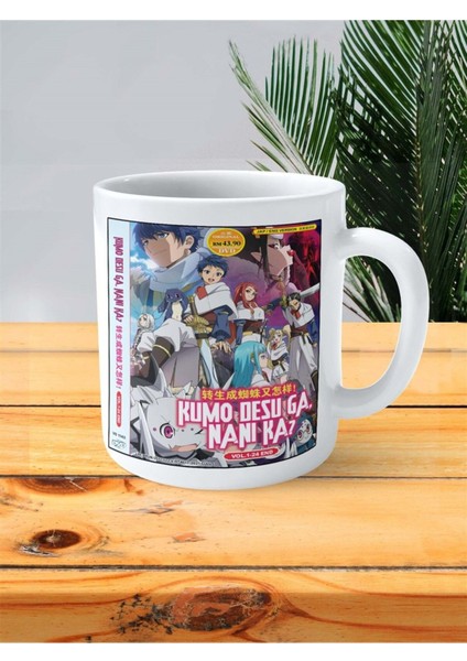 Kumo Desu Ga, Nani Ka? Baskılı Kupa Bardak Kişiye Özel Model 3