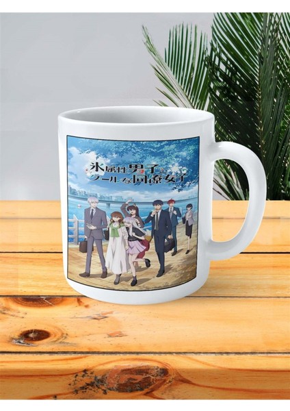 Koori Zokusei Danshi To Cool Na Douryou Joshi Baskılı Kupa Bardak Kişiye Özel Model 3
